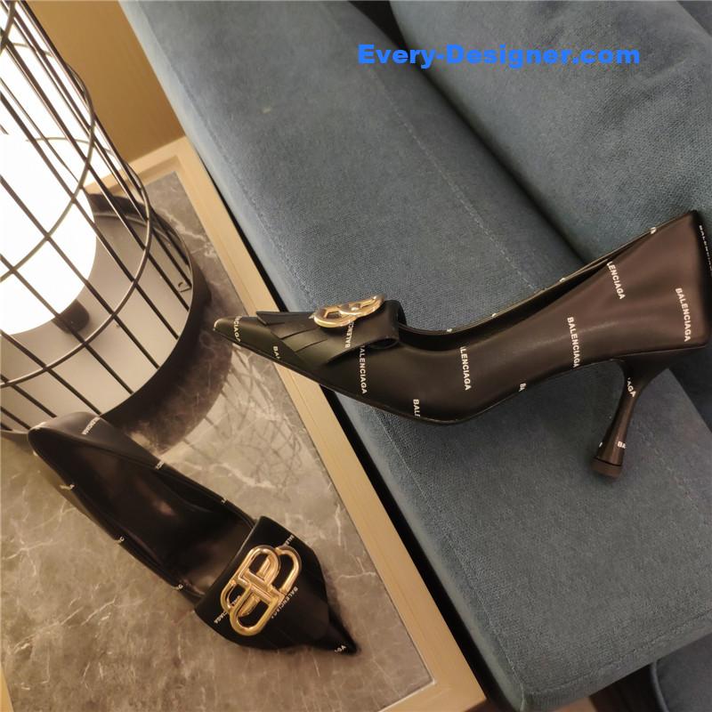 Ba1en*iaga high heel fashion shoes