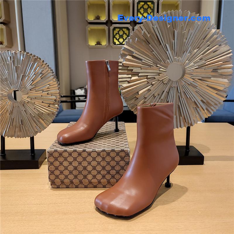 Ba1en*iaga five toe high heel mid boots