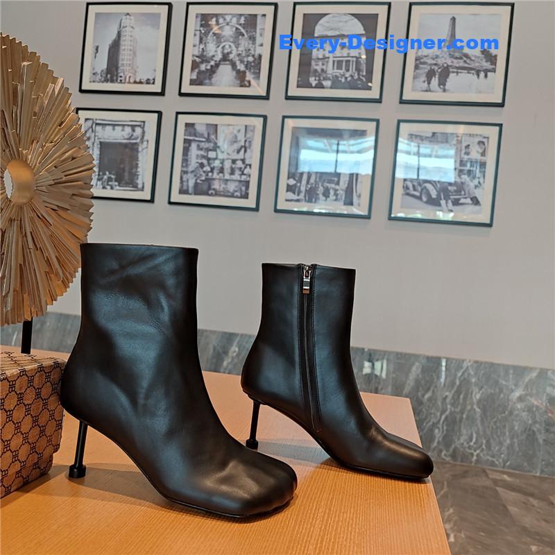 Ba1en*iaga five toe high heel mid boots