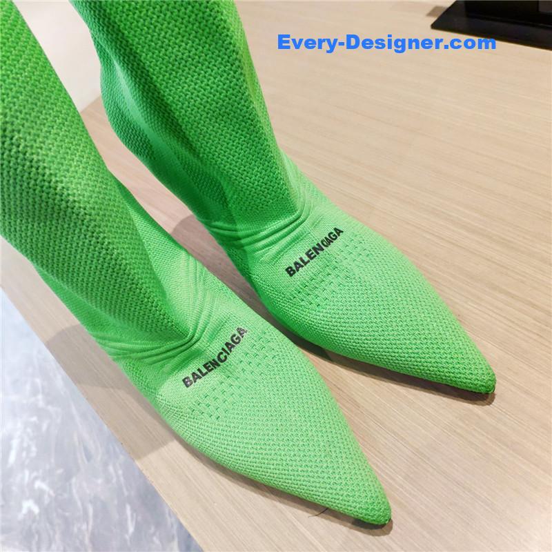 Ba1en*iaga high heel sock boots