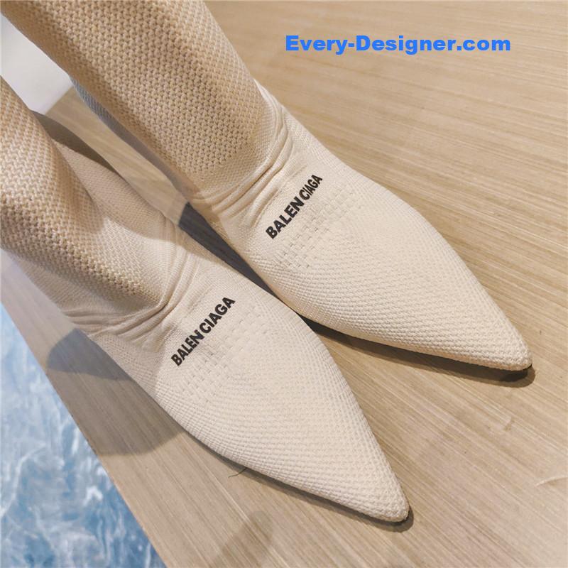 Ba1en*iaga high heel sock boots