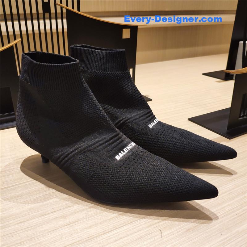 Ba1en*iaga high heel sock boots