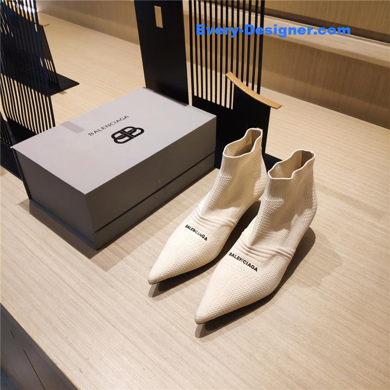 Ba1en*iaga high heel sock boots