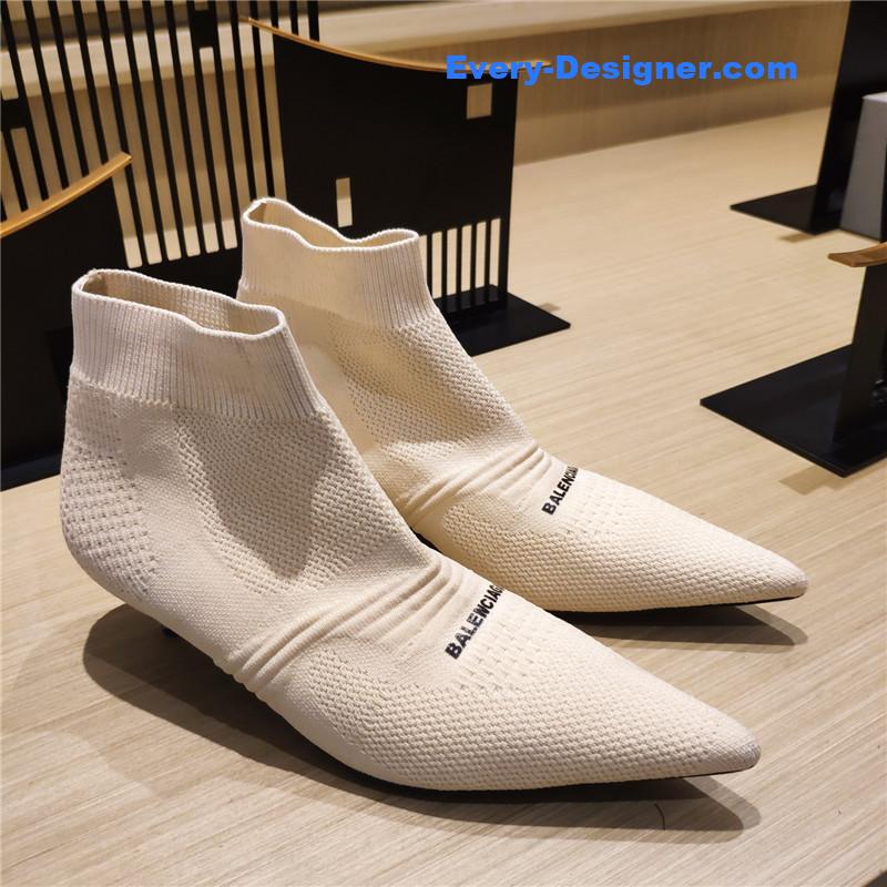 Ba1en*iaga high heel sock boots