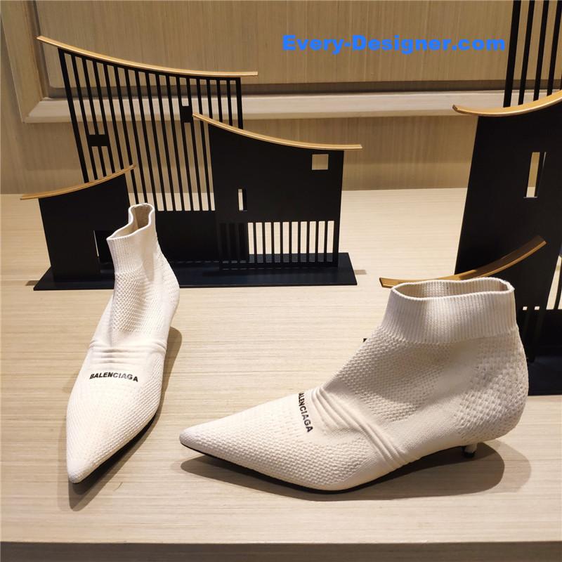 Ba1en*iaga high heel sock boots