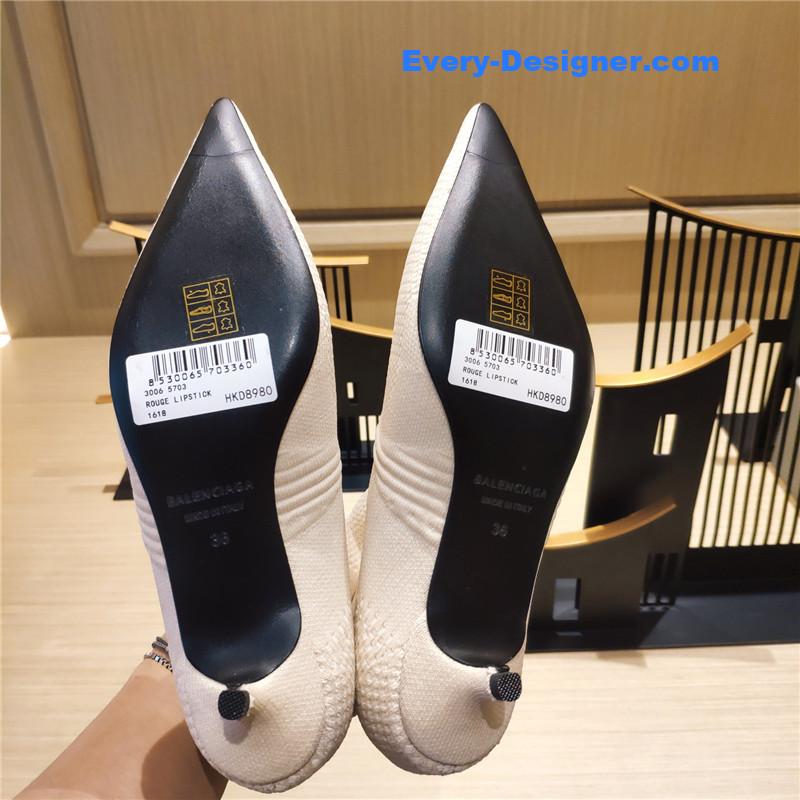 Ba1en*iaga high heel sock boots