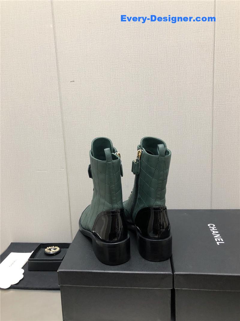 CC leather outsole martin boots