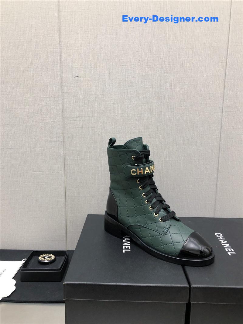 CC leather outsole martin boots