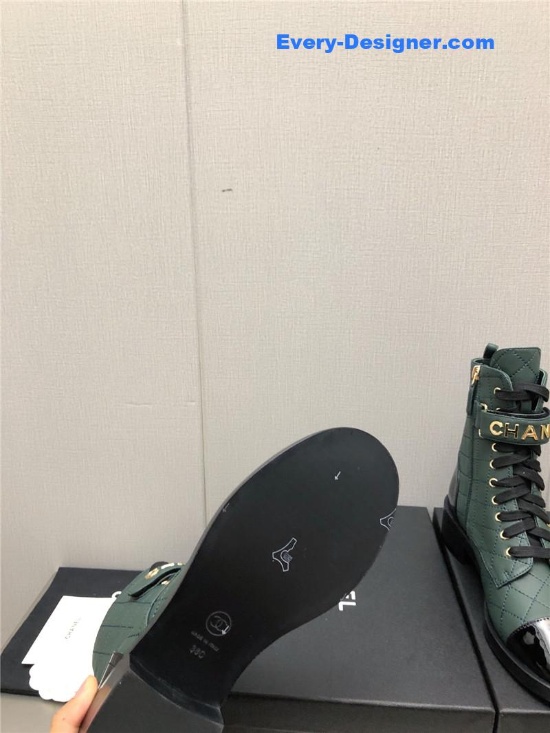 CC leather outsole martin boots