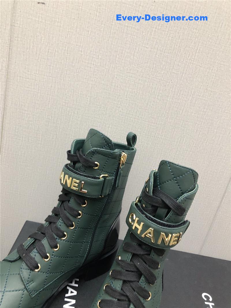 CC leather outsole martin boots