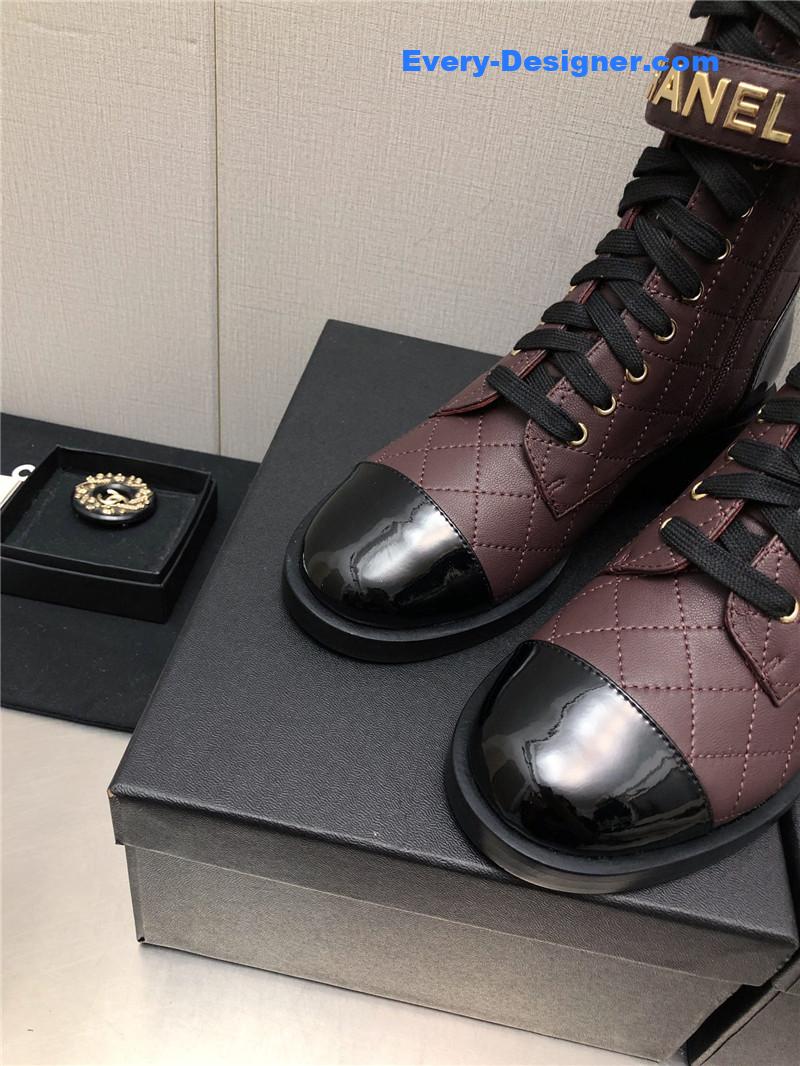 CC leather outsole martin boots