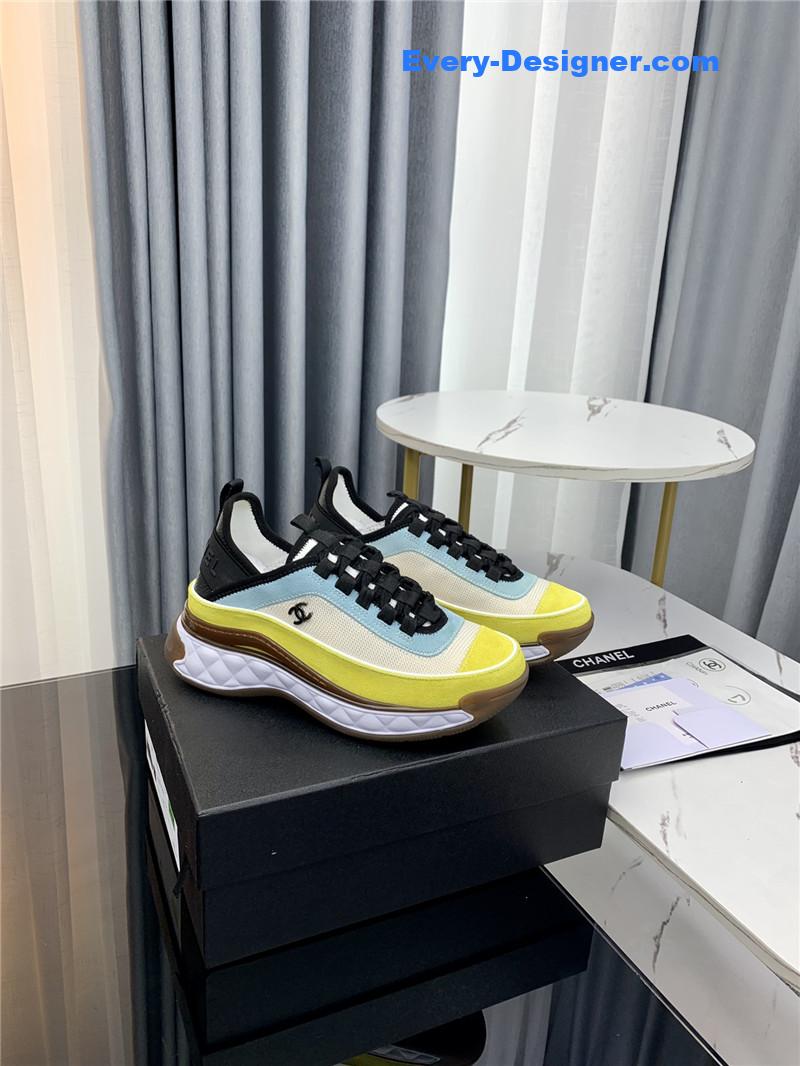 Ch**el new color matching casual sneakers