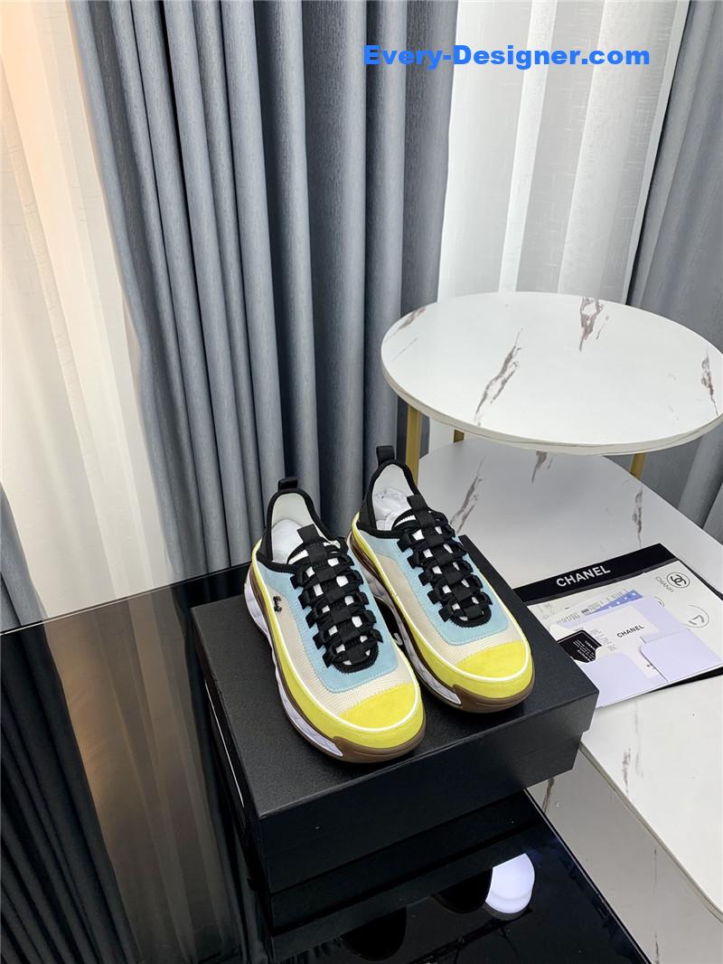 Ch**el new color matching casual sneakers