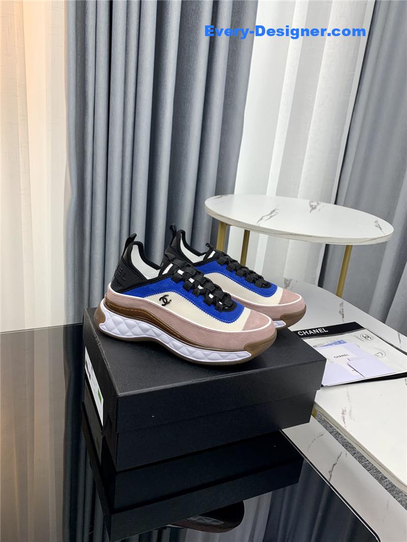 Ch**el new color matching casual sneakers