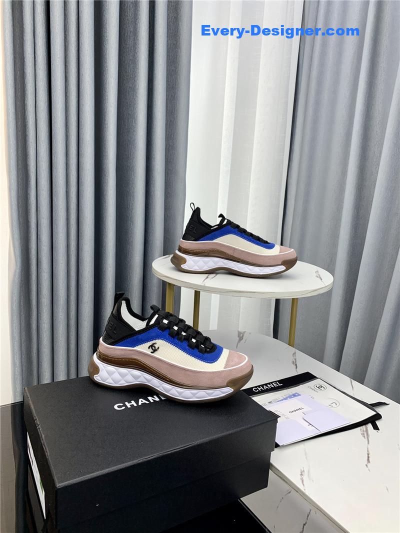 Ch**el new color matching casual sneakers