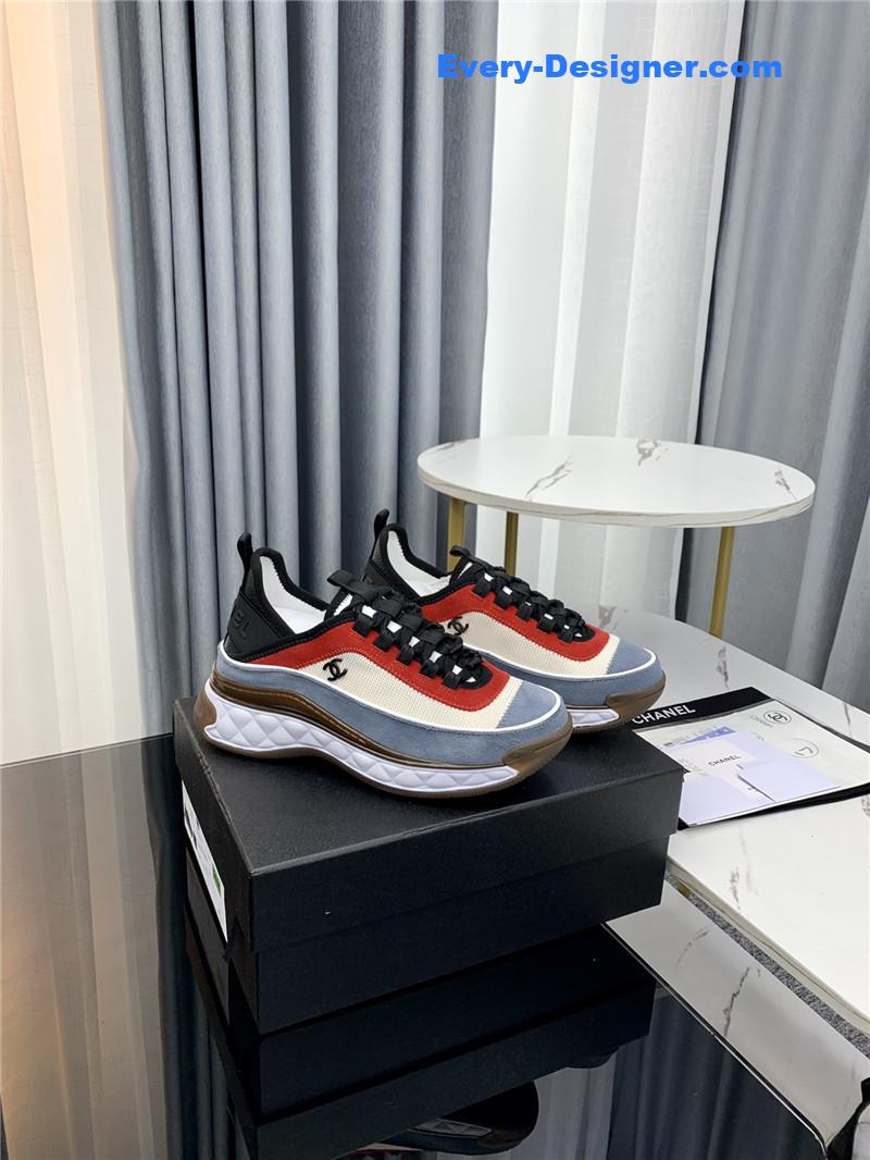Ch**el new color matching casual sneakers