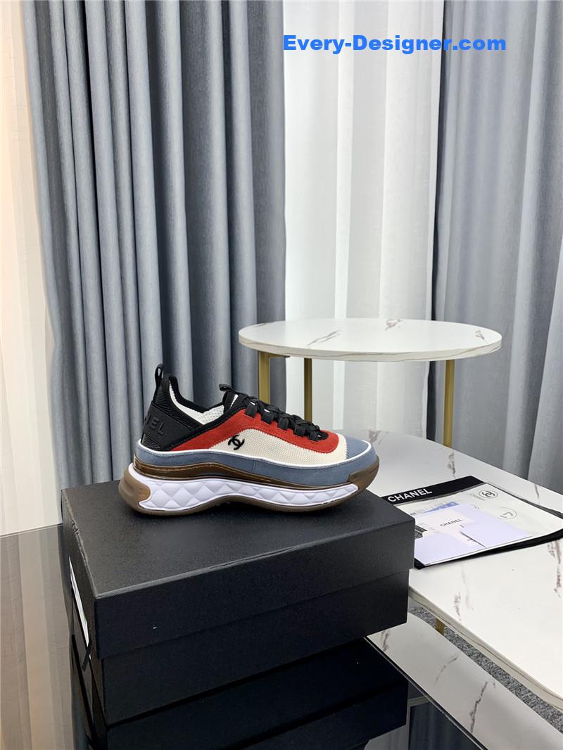 Ch**el new color matching casual sneakers