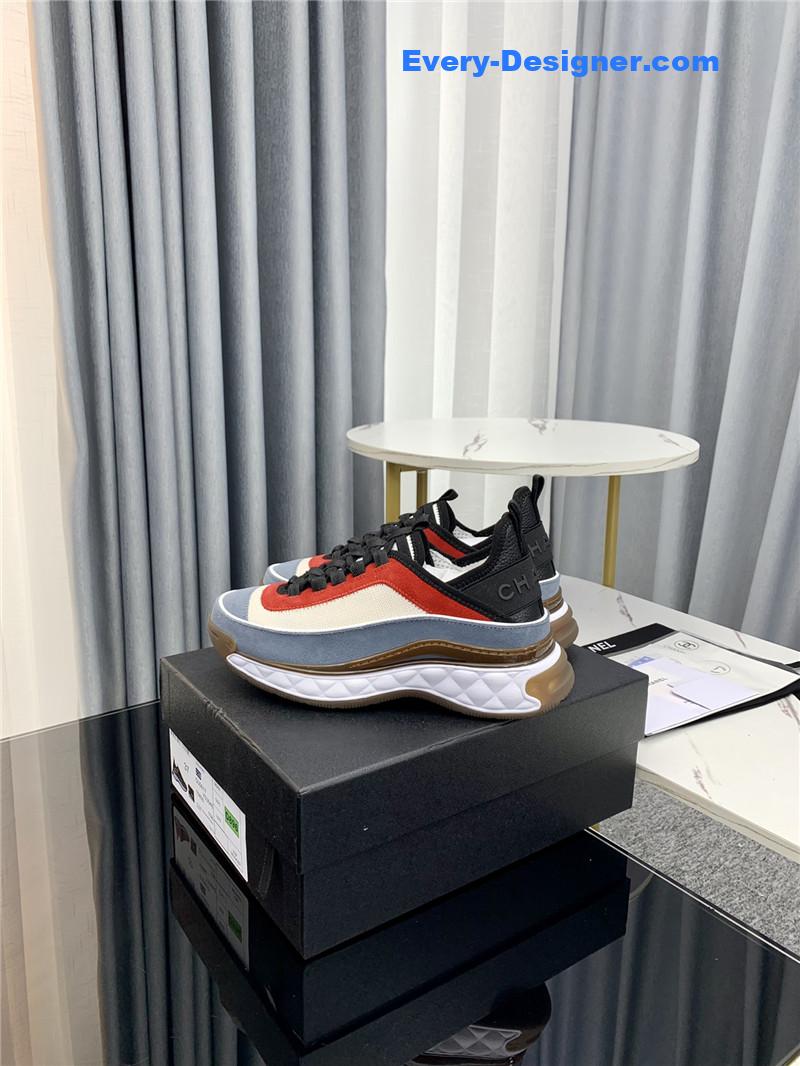 Ch**el new color matching casual sneakers