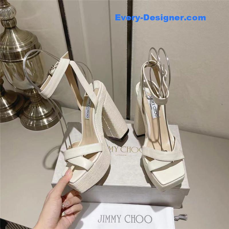 J1m*y Ch00 fashion heel sandals
