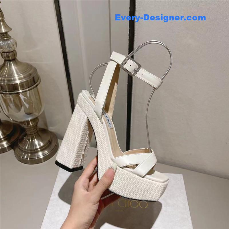 J1m*y Ch00 fashion heel sandals
