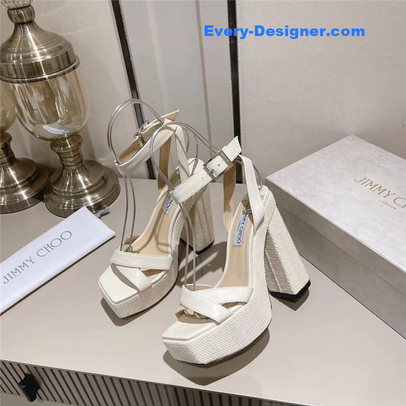 J1m*y Ch00 fashion heel sandals