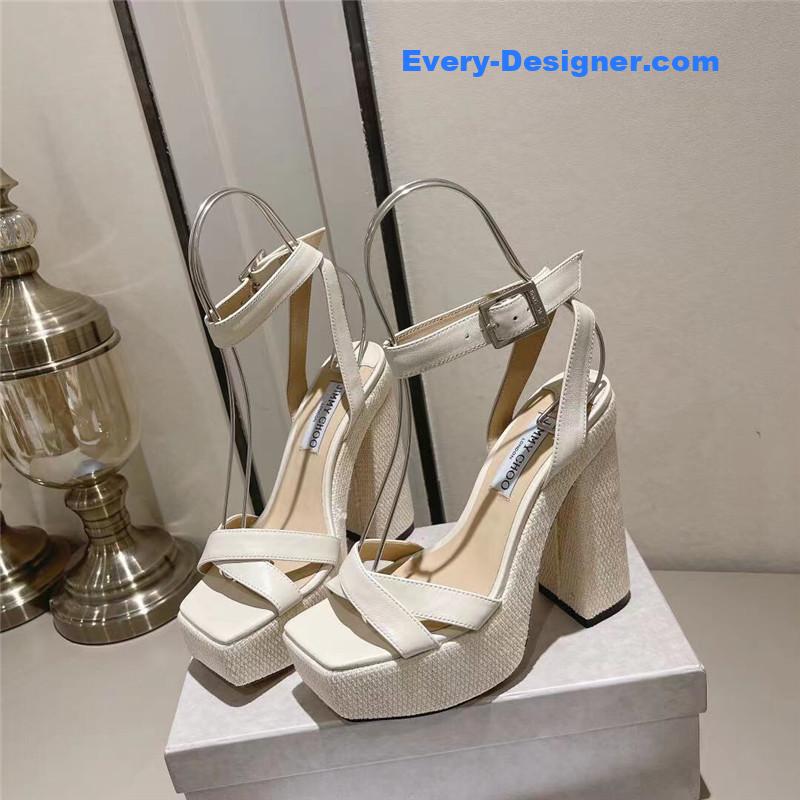J1m*y Ch00 fashion heel sandals