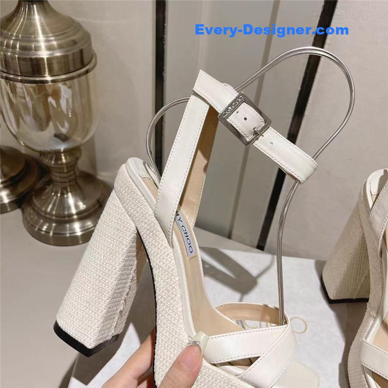 J1m*y Ch00 fashion heel sandals