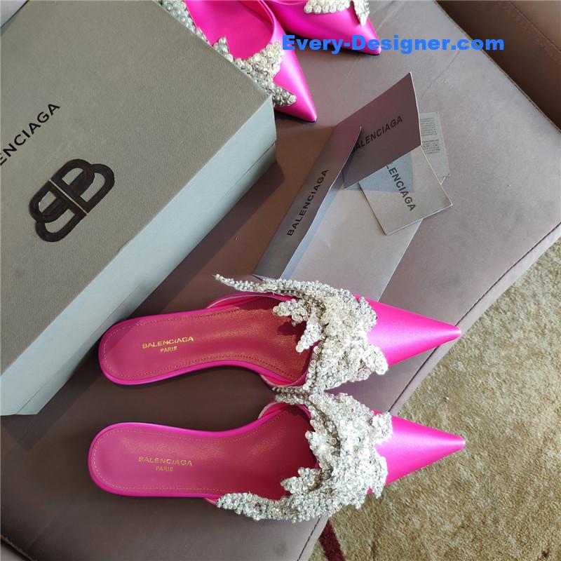 Ba1en*iaga pointed toe sandals