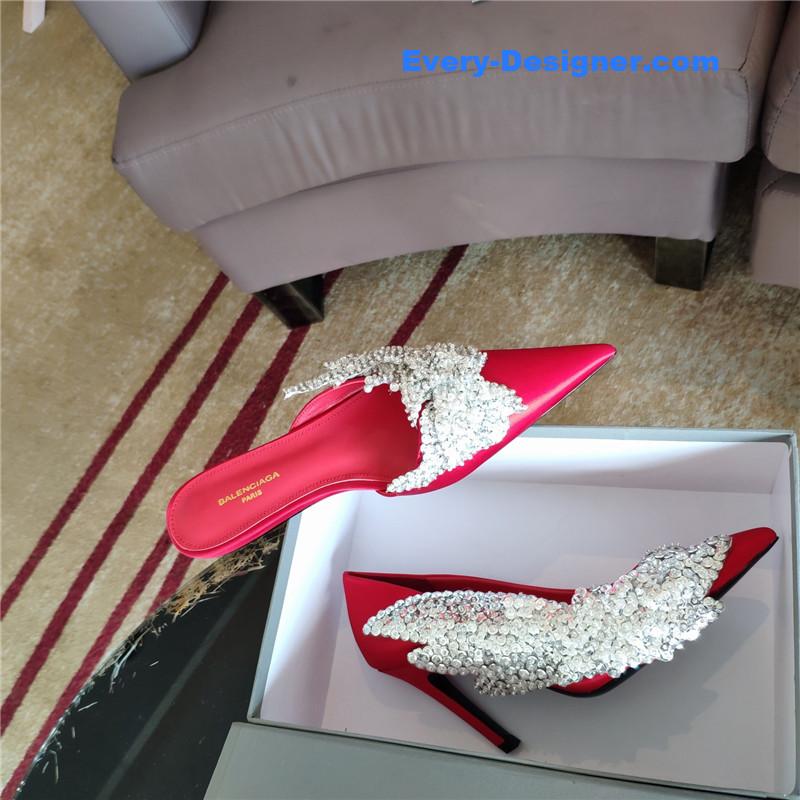 Ba1en*iaga pointed toe sandals