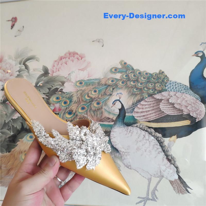 Ba1en*iaga pointed toe sandals