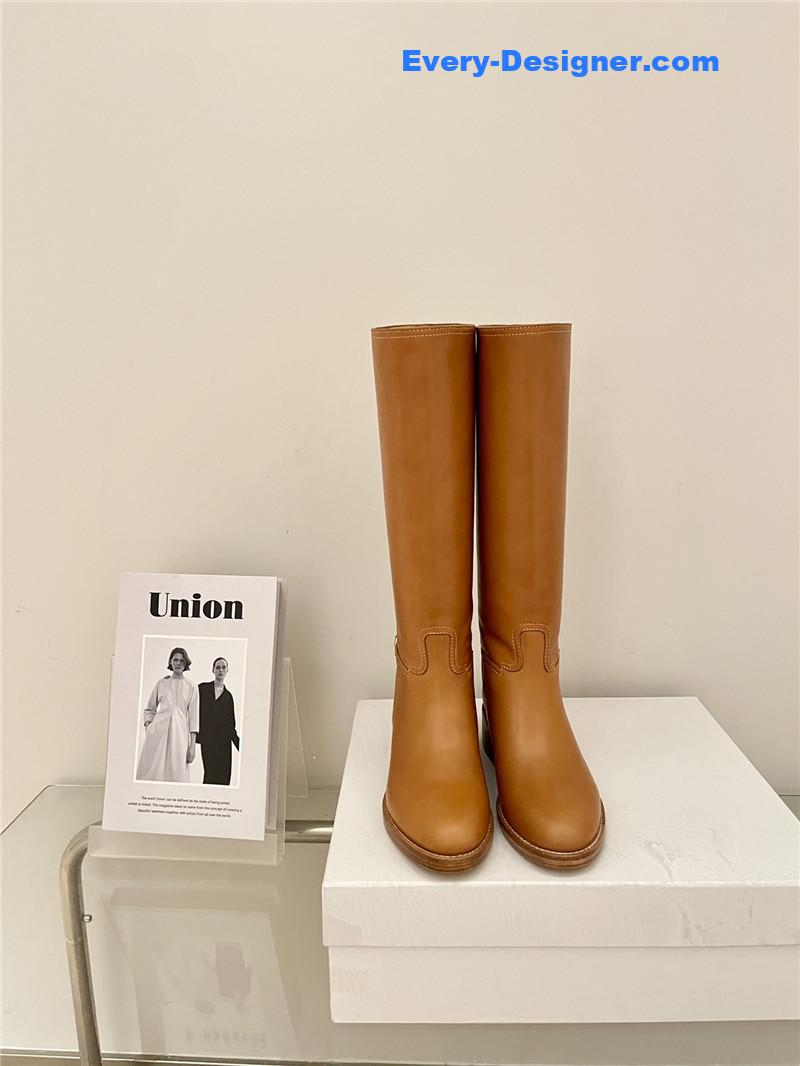 Ce1i*e autumn and winter new high knight boots