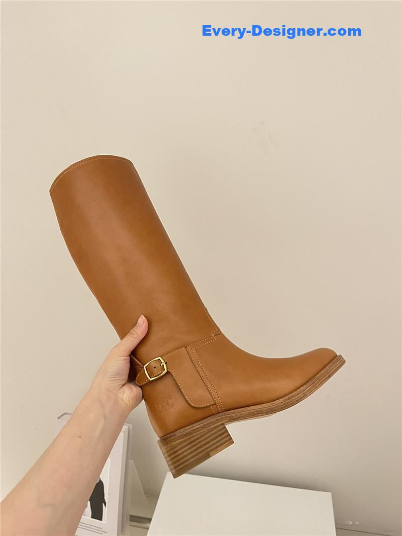 Ce1i*e autumn and winter new high knight boots