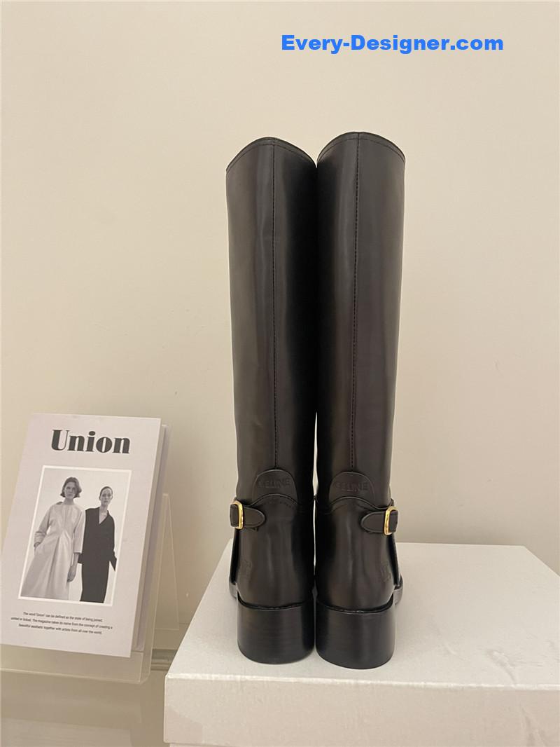 Ce1i*e autumn and winter new high knight boots