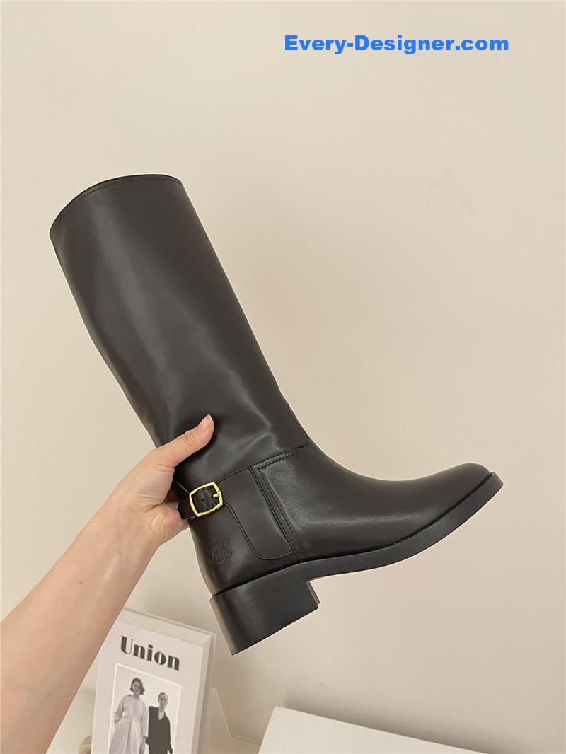 Ce1i*e autumn and winter new high knight boots