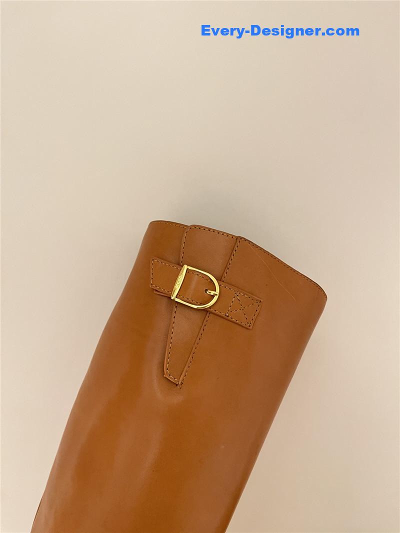 Ce1i*e autumn and winter new thick-soled tall knight boots