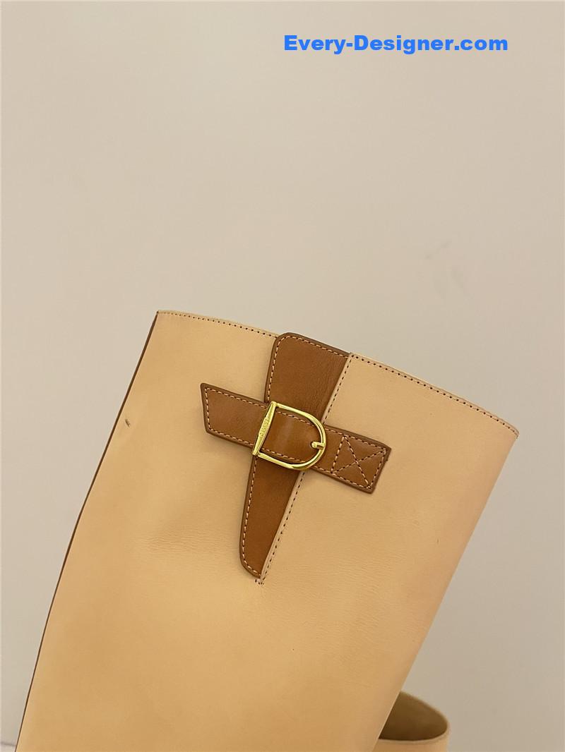 Ce1i*e autumn and winter new thick-soled tall knight boots