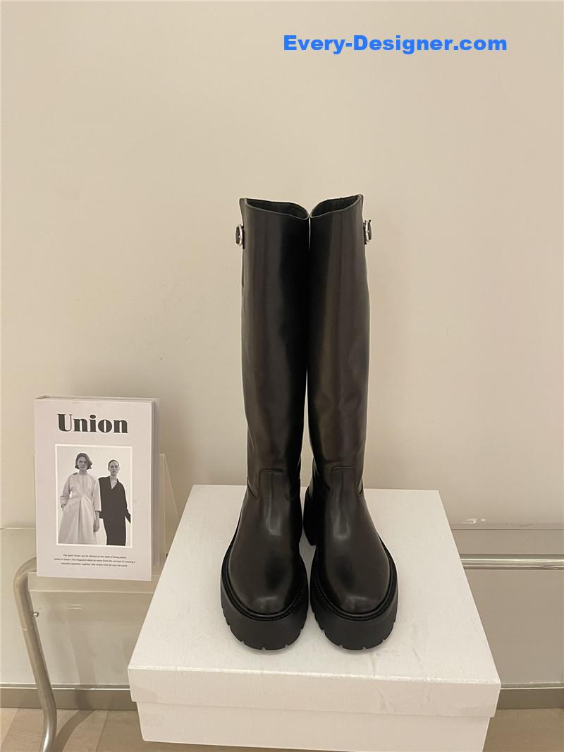 Ce1i*e autumn and winter new thick-soled tall knight boots