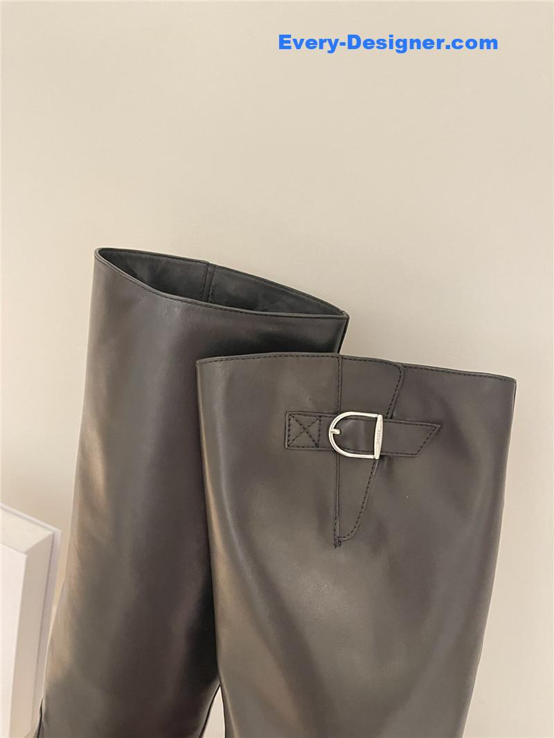 Ce1i*e autumn and winter new thick-soled tall knight boots