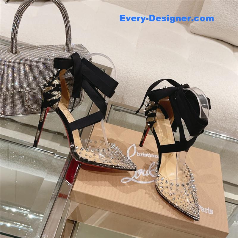 l0vis Vvtt0n lv new pointed rivet high heels