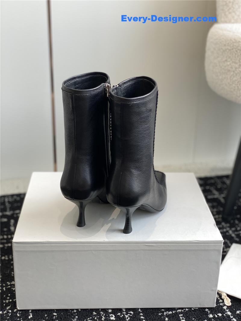 New square toe stiletto boots