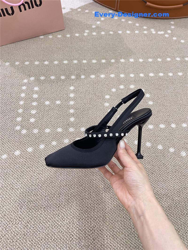 miumiu new open heel ballet high heels