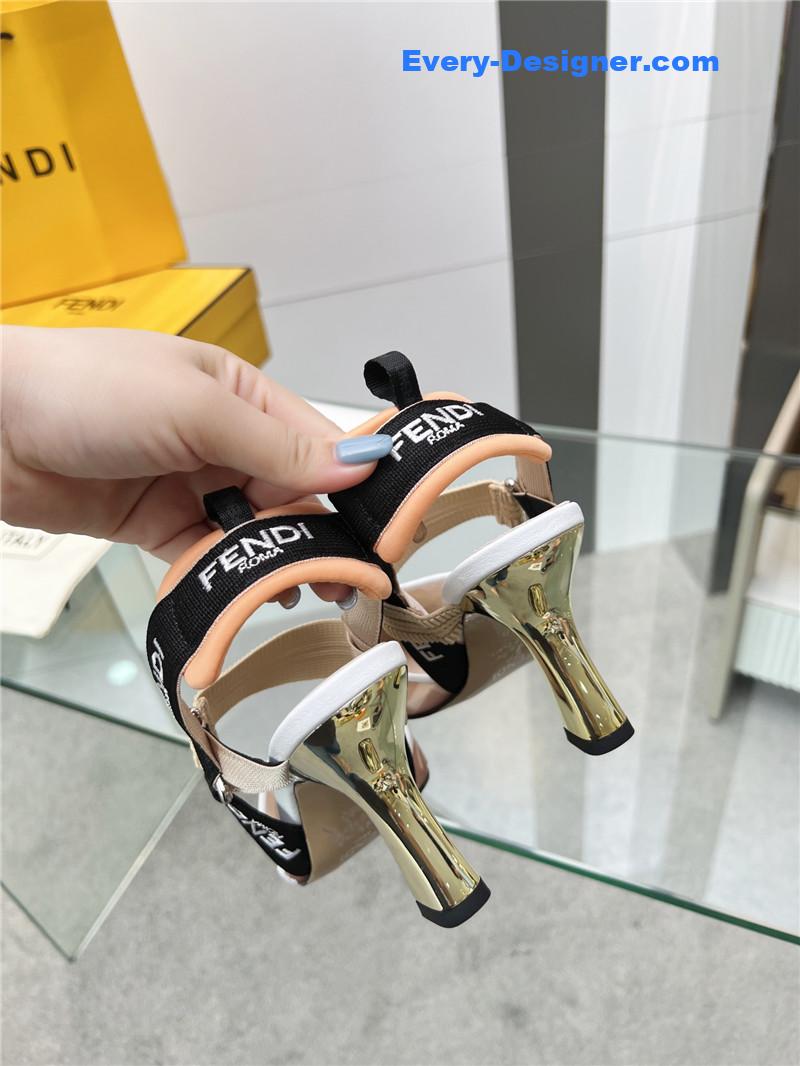 F**di slingback hummingbird pumps