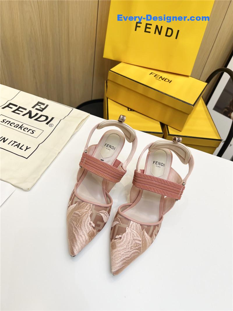 F**di slingback hummingbird pumps