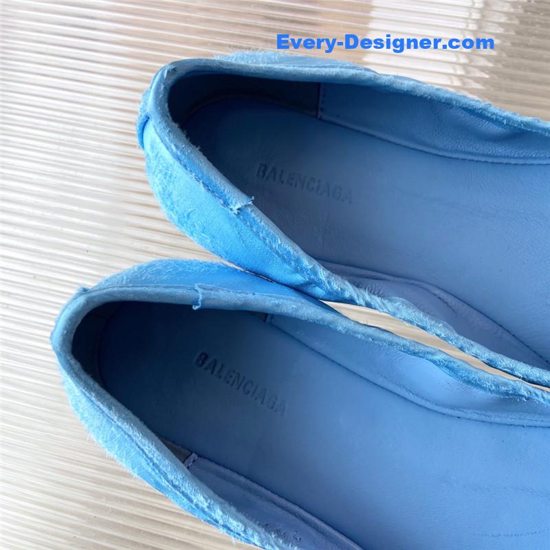 Ba1en*iaga distressed ballerinas