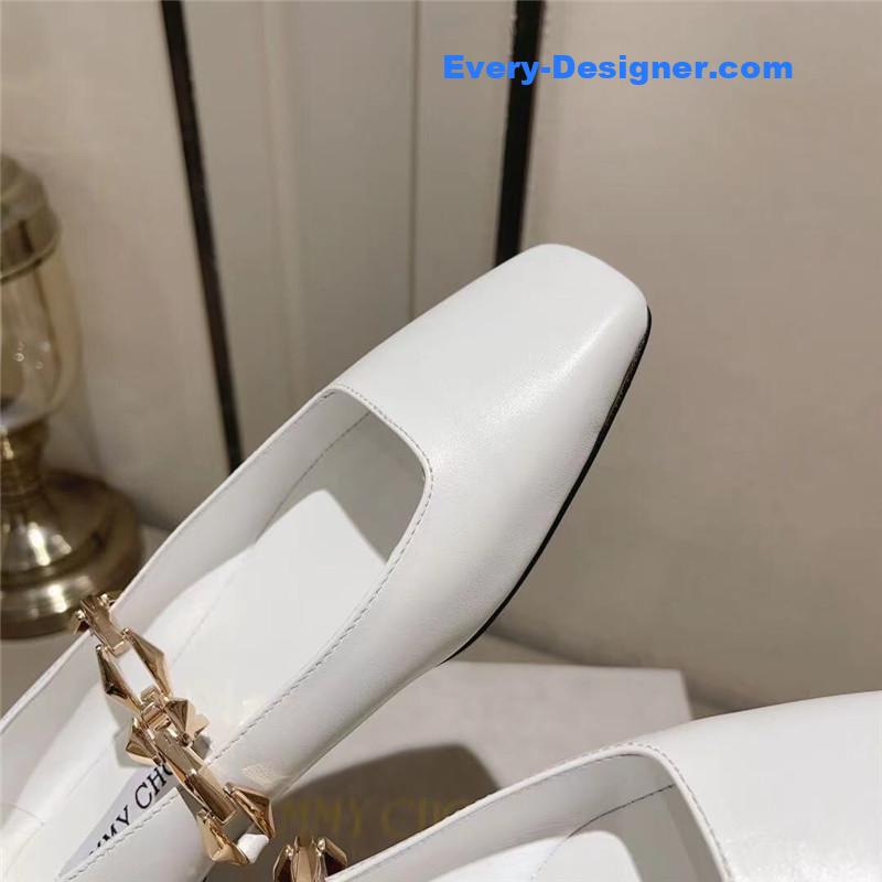 J1m*y Ch00 bow pearl ballet flats