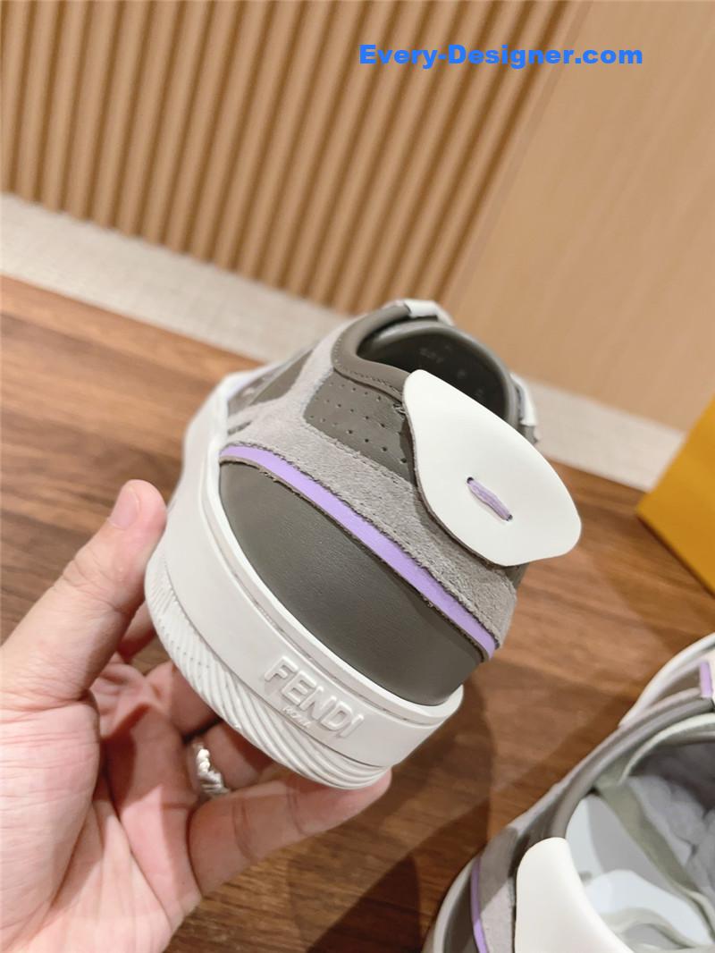 F**di color block lace up sneakers