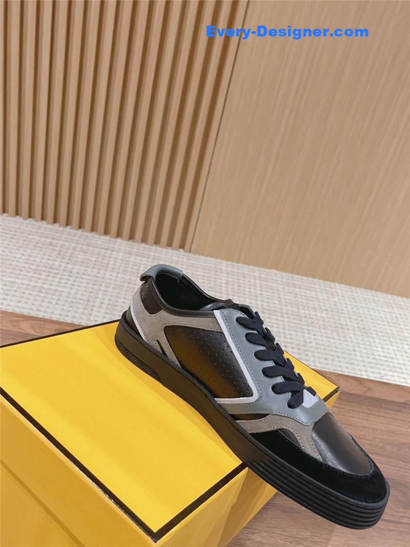 F**di color block lace up sneakers