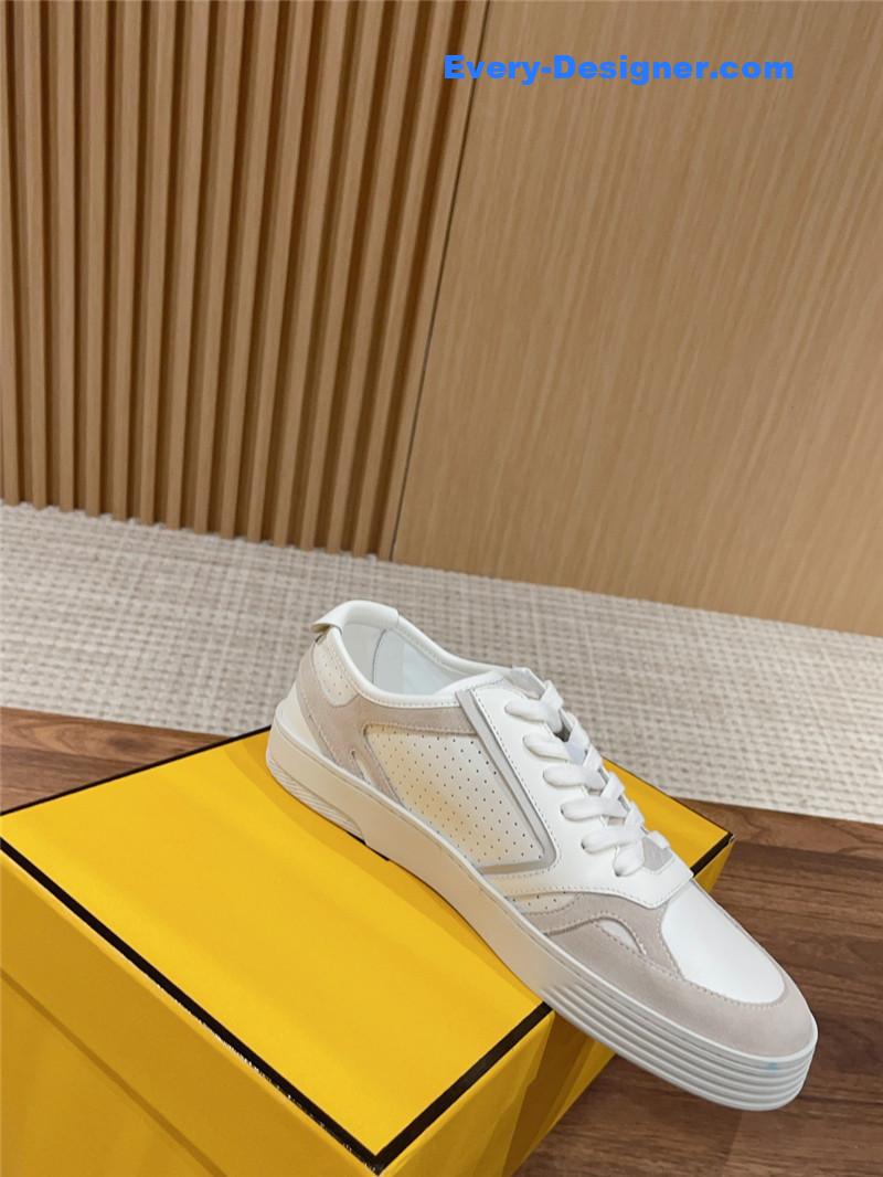 F**di color block lace up sneakers