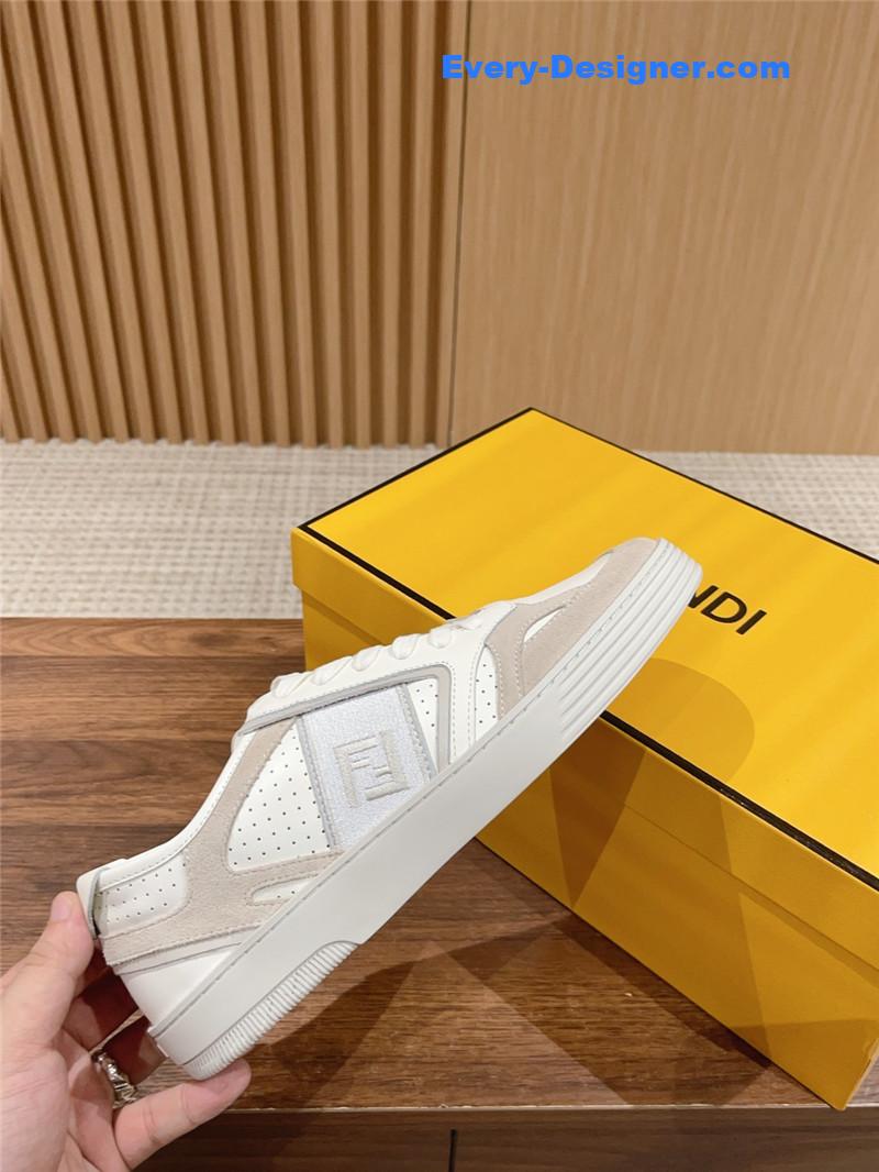 F**di color block lace up sneakers