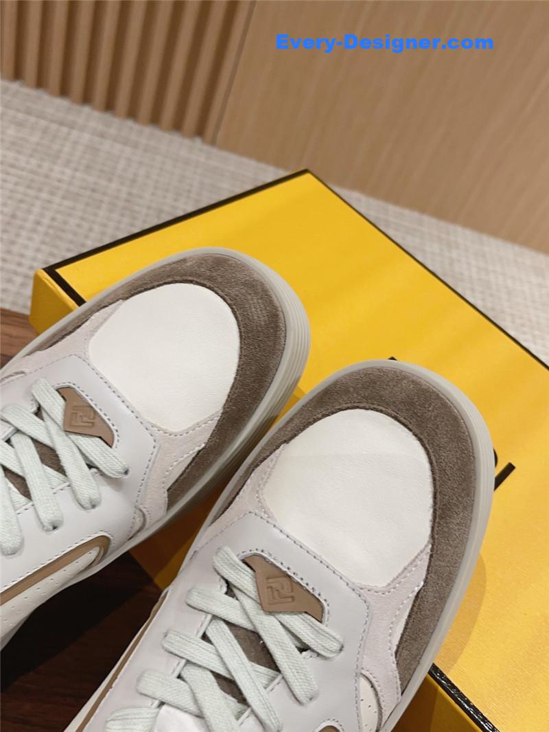 F**di color block lace up sneakers